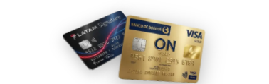 Tarjetas LATAM Signature y ON Gold Banco de Bogotá